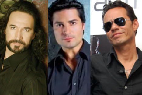 Marc Anthony, Marco Antonio Solis y Chayanne realizarán gira por Estados Unidos