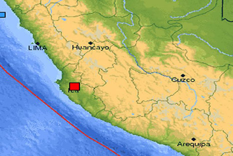 Sismo de 5.5 grados remeció Ica y Lima