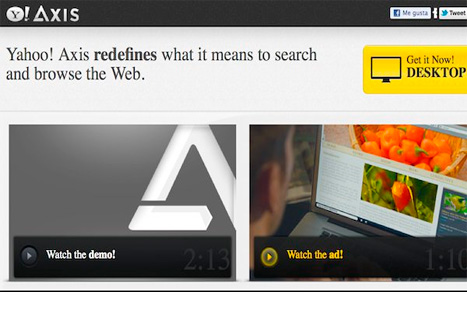 Entérate más de Axis, una de las novedades de Yahoo