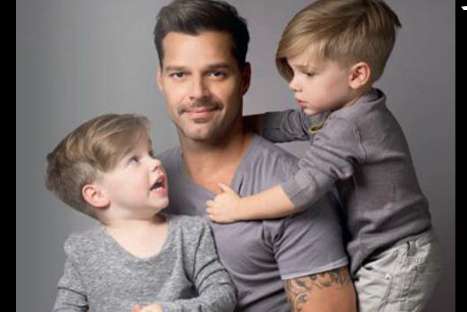 Ricky Martin compartió fotografía con sus dos hijos por el 'Día del Padre'