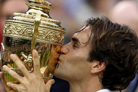 Roger Federer conquistó su séptimo campeonato de Wimbledon