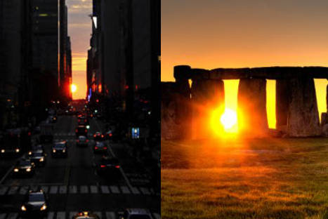 FOTOS: Manhattanhenge, la puesta de sol más esperada de la 'Gran Manzana'