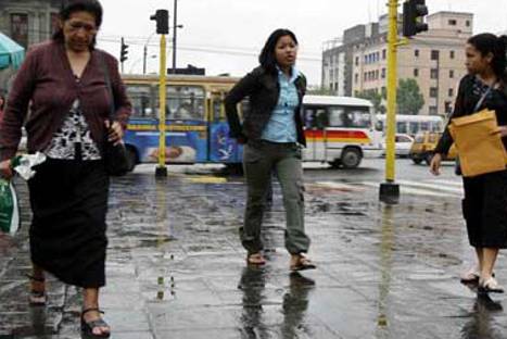 El domingo fue el día más frío y húmedo del invierno en Lima