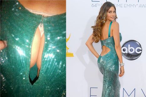 FOTOS: Sofía Vergara sufrió bochornoso incidente en los Premios Emmy