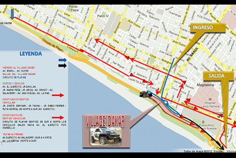 Restringen acceso al circuito de playas en Magdalena por Village Dakar