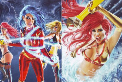 'Las Vengadoras' lanzan calendario 2013 al estilo cómic