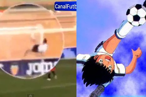 ¡A lo Super campeones! Defensa saca el balón con tremenda chalaca - VIDEO