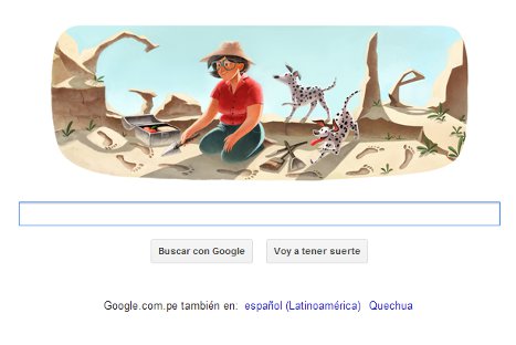 Google rinde homenaje a arqueólogo Mary Leakey con nuevo doodle