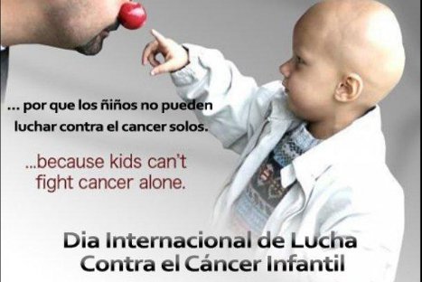 Hoy es el Día Internacional de la lucha contra el Cáncer Infantil