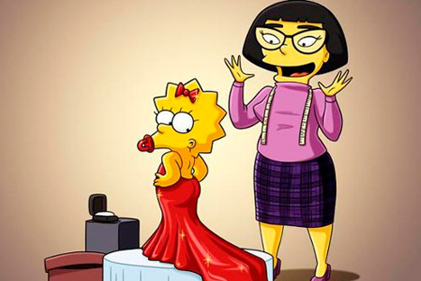 ¿Qué vestido te gustaría que use Maggie Simpson en los Oscar?