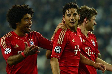 Mira el golazo de Pizarro que le dio la clasificación al Bayern Munich - VIDEO