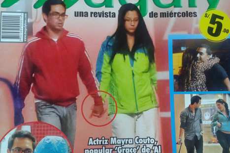 Actriz Mayra Couto bastante molesta por fotos 'románticas' junto a su novio