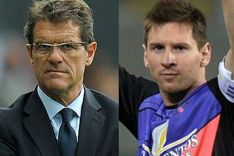 D.T Fabio Capello habría sido responsable de enojo de Messi en 'Duelo de Gigantes' - VIDEO