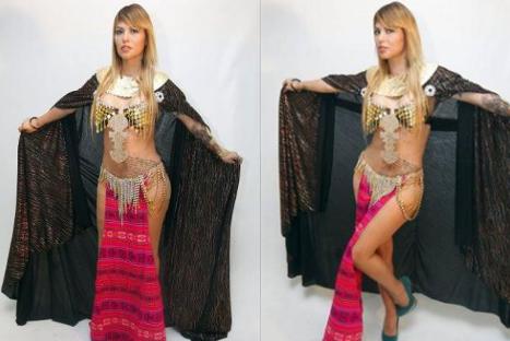 Angie Jibaja se luce en Chile como princesa inca – FOTOS