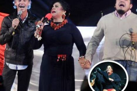 Eva Ayllón dejo ver su ropa interior durante show por Fiestas Patrias - VIDEO