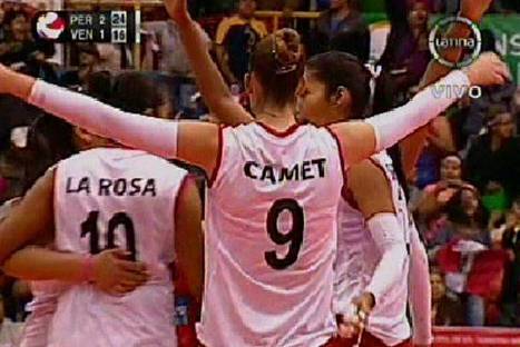 Perú derroto a Venezuela en su debut en el Sudamericano de Vóley