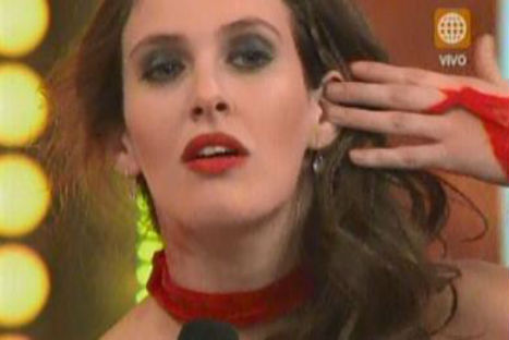 El Gran Show: Emilia Drago  discute en vivo con Carlos Cacho - VIDEO