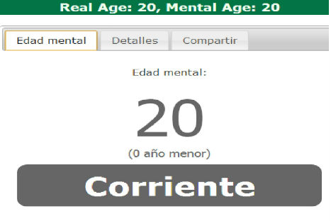 Test de edad mental es un furor en las redes sociales