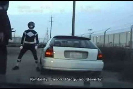 Power Ranger ebrio protagoniza divertido video - VIDEO