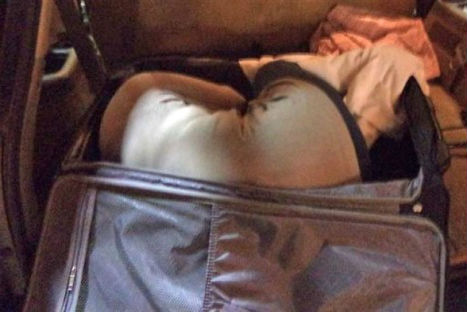 Mujer quiso entrar a EE.UU escondida en una maleta de viaje