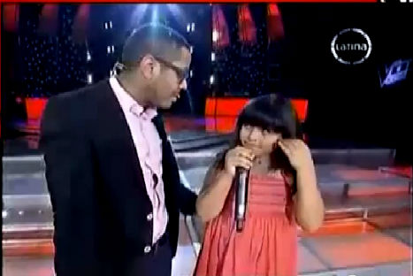 Niña lloró al conocer a Kalimba en La Voz Kids Perú - VIDEO