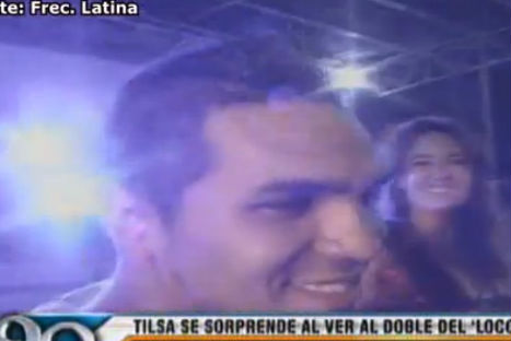 Tilsa se encontró con el 'doble' del 'Loco'  Vargas