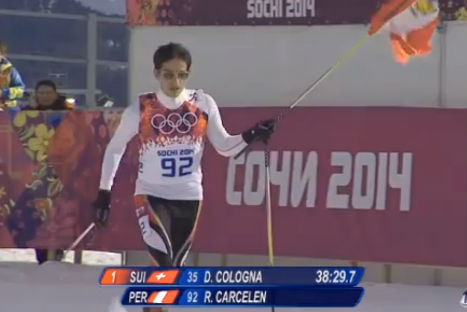 Peruano compitió en las olimpiadas de Sochi con una costilla rota