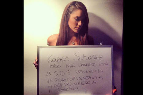 Karen Schwarz también se pronunció sobre la situación de Venezuela