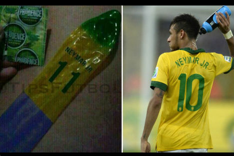 Fotos: Crean preservativos inspirados en Neymar