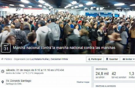 Mira las mejores marchas que se organizaron en Facebook