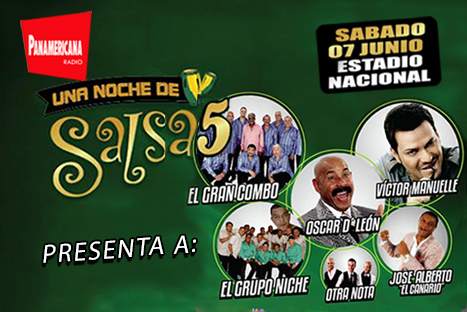 ¡Disfruta del conciertazo 'Una noche de salsa 5' gracias a Radio Panamericana!