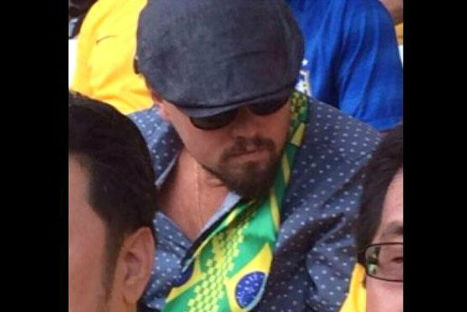 Leonardo DiCaprio presente en partido Brasil - Croacia