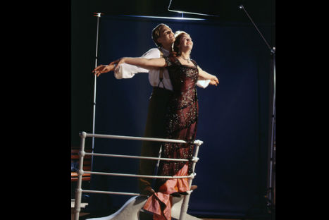 Fotos del detrás de cámaras de la película Titanic (FOTOS) Fotos del detrás de cámaras de la película Titanic (FOTOS)