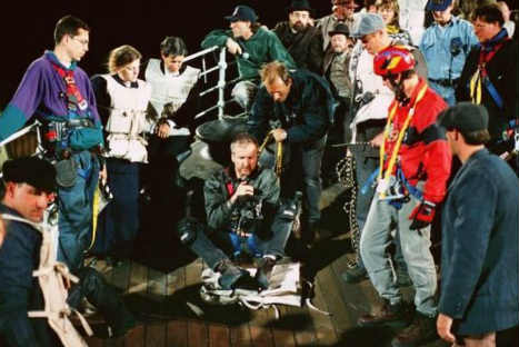 Fotos del detrás de cámaras de la película Titanic (FOTOS) Fotos del detrás de cámaras de la película Titanic (FOTOS)