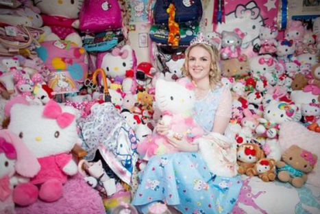 Conoce a la fanática número 1 de Hello Kitty