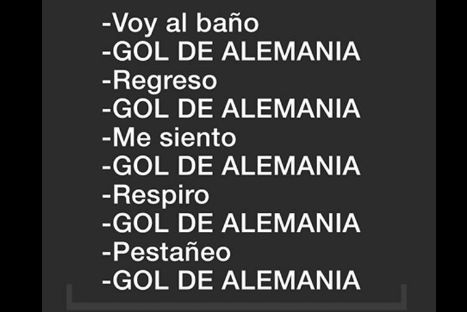 Los 'memes' de la goleada histórica de Alemania a Brasil (FOTOS) Los 'memes' de la goleada histórica de Alemania a Brasil (FOTOS)