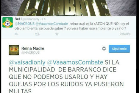 Combate fue multado por la Municipalidad de Barranco