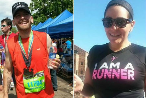 Pareja de esposos perdió 100 kilos en 3 años (FOTOS)