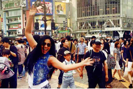 Maricarmen Marín pasará Fiestas Patrias en Japón (FOTOS/VIDEOS)