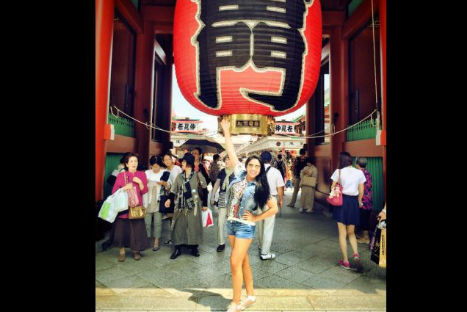 Maricarmen Marín pasará Fiestas Patrias en Japón (FOTOS/VIDEOS)