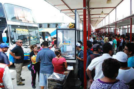 Pasajes  interprovinciales  se incrementarán por Fiestas Patrias