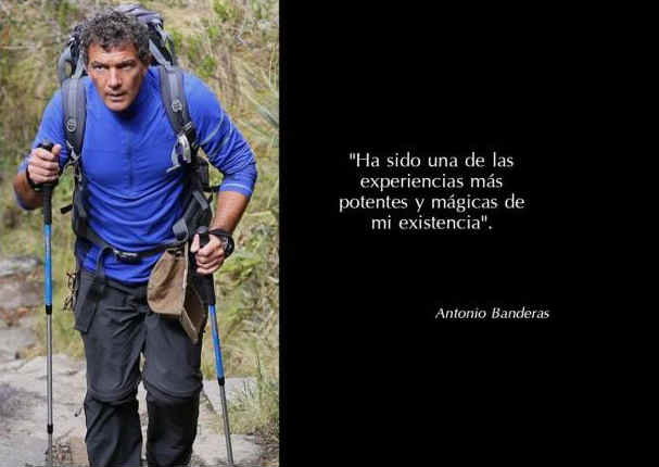 Antonio Banderas y su hija no pudieron evitar llorar al ver Machu Picchu Antonio Banderas y su hija no pudieron evitar llorar al ver Machu Picchu