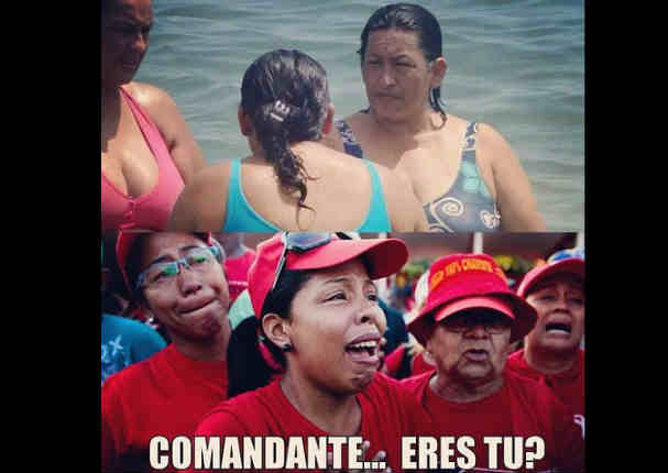 'La doble' de Hugo Chávez genera divertidos 'memes' en las redes sociales (FOTOS)