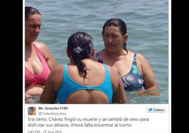 'La doble' de Hugo Chávez genera divertidos 'memes' en las redes sociales (FOTOS)