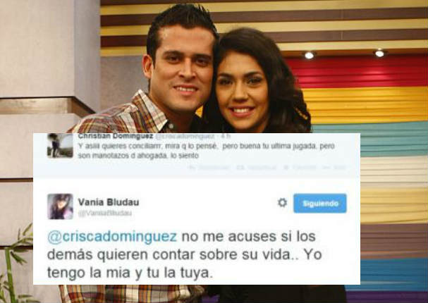 Vania Bludau y Christian Domínguez se confrontan por redes sociales (VIDEO)