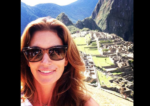 La modelo Cindy Crawford destacó la belleza de nuestro país (FOTOS)