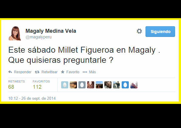 ¡Confirmado! Milett estará en el programa de Magaly