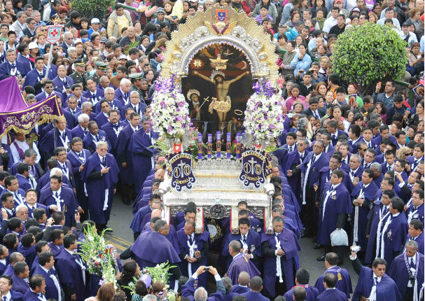 El primer recorrido del Señor de los Milagros será este sábado