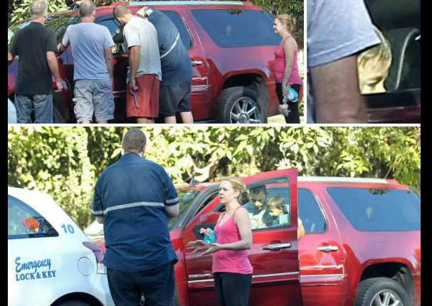 Protagonista de 'Sabrina, la bruja adolescente' olvidó a su hijo dentro de su auto (FOTOS)