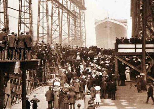 Mira las fotos inéditas del primer viaje del Titanic (FOTOS)